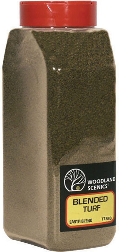 T1350 Woodland Scenics Earth Blend Blended Turf (Shaker)