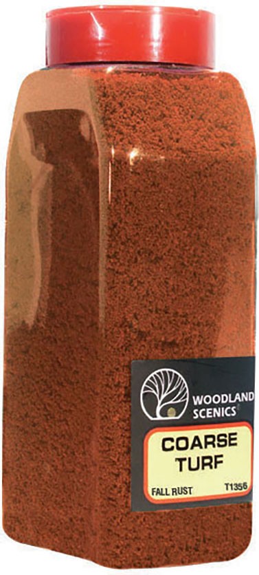 Fall Rust Coarse Turf (32 oz. Shaker) Woodland Scenics