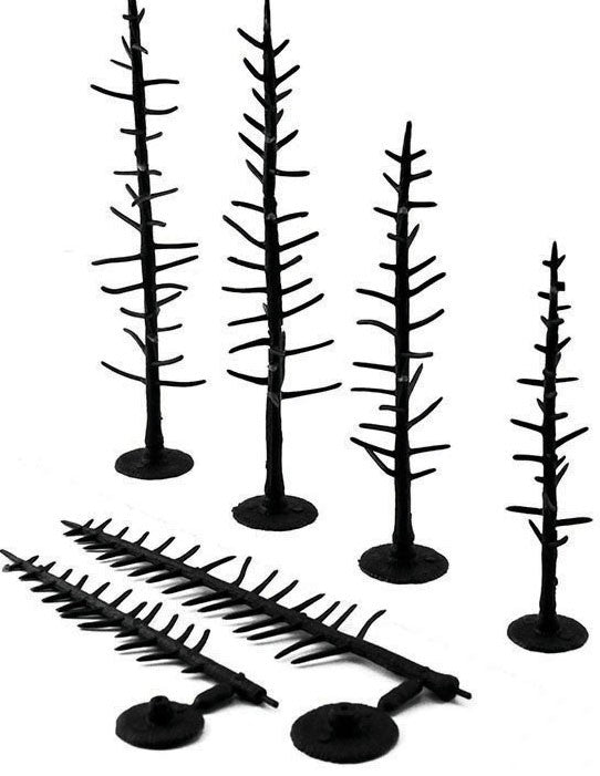 Woodland Scenics TR1124 Conifers Bendable Pack of 70 6-10 cm