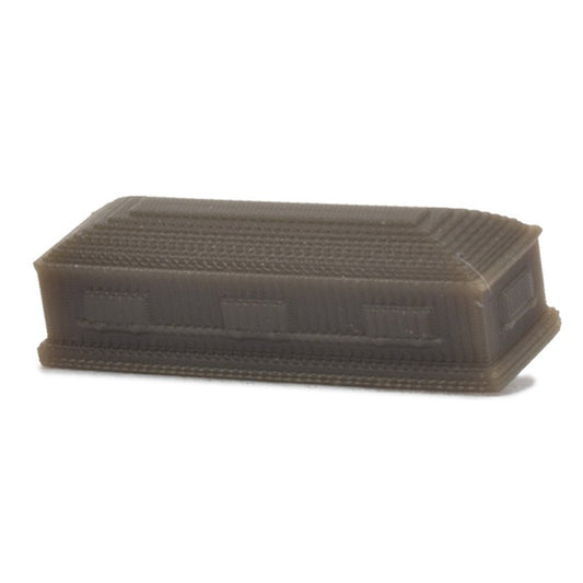 Atlas HO Scale 3-D Printed Plastic Detail Parts Casket (2-Pack)