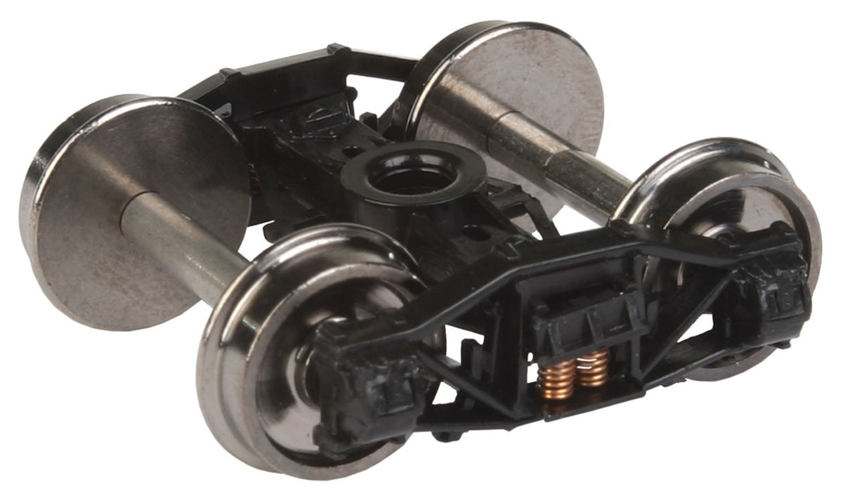 Sprung Trucks w/33" Metal Wheels & Axles -- Diamond Arch Bar - 1 Pair