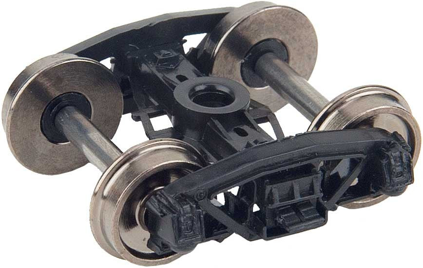Rigid Caboose Trucks w/33" Metal Wheels & Axles -- Andrews - 1 Pair