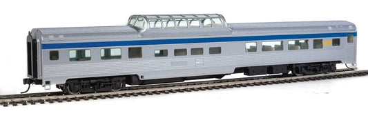 Walthers HO Scale 85' Budd Dome Coach Via Rail Canada (Silver/Blue/Yellow)