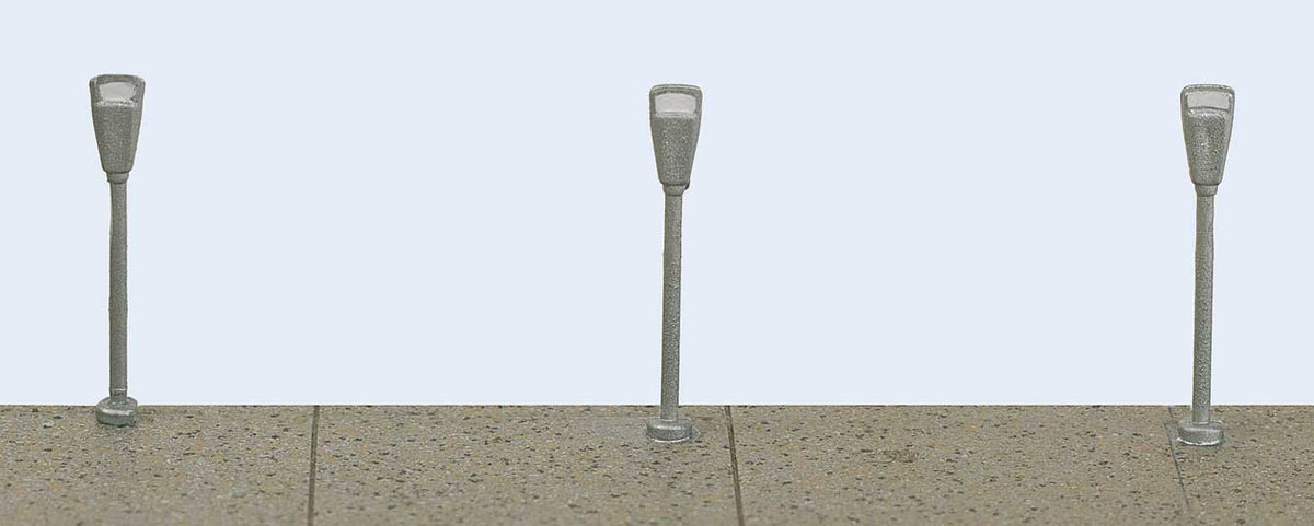 Walthers SceneMaster HO Scale Parking Meters (20-Pack) Unpainted Plastic Kit