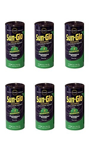Sun-Glo Speed #4 Shuffleboard Table Powder Wax - 6 Cans