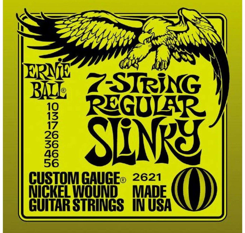 Ernie Ball 7-string Regular Slinky 6-Pack
