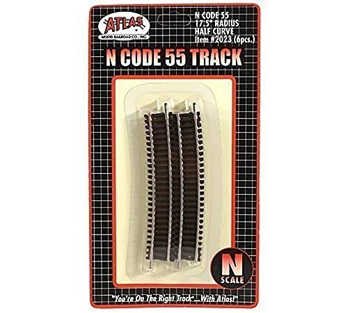 Atlas 2023 N Scale Code 55 17.5" Radius Half Curve
