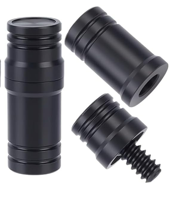 CRICAL Billiard Cue Joint Protectors, Plastic Pool Cue Joint Protector Set, Thread Protector for Shaft and Butt, Protects Joint Pin and Threads (3/8x10 Pin)