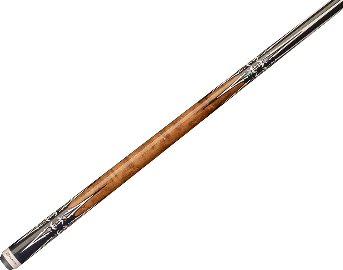 Players G-4114 Birdseye Maple Mother of Pearl Daggers Pool/Billiards Cue Stick