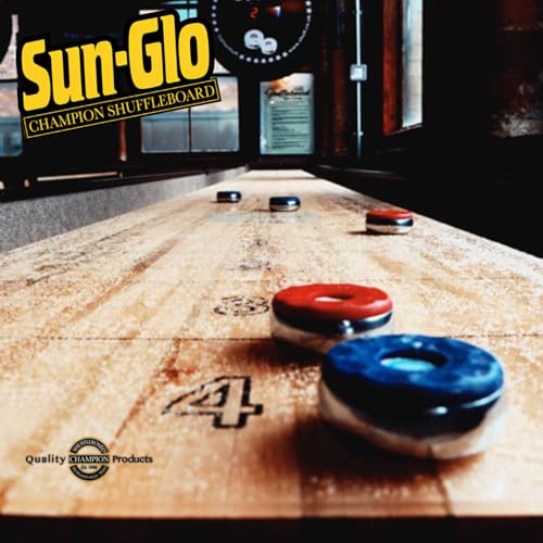 Twin Pack of Sun-Glo #4 Speed Yellow Bear Shuffleboard Powder Wax