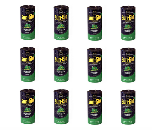 Sun-Glo #4 Speed Yellow Bear Shuffleboard Powder Wax- 12pk