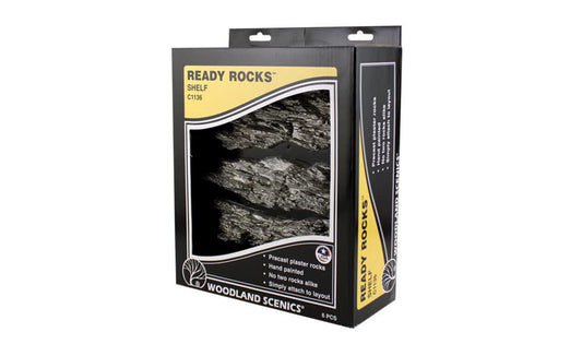 WOODLAND SCENICS C1136 Ready Rocks Shelf Rocks by Woodland Scenics
