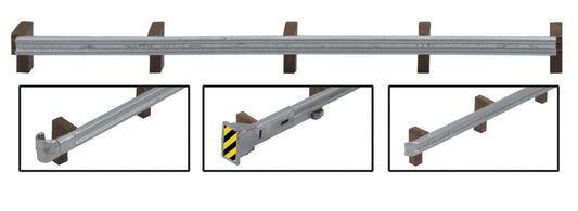 Walthers SceneMaster HO Scale Scenery Kit - Roadway/Highway Guardrails/Guiderail