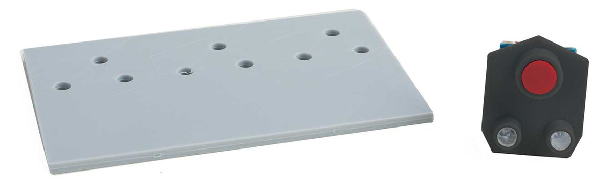 Walthers Layout Control System - Dual-Color LED Fascia Turnout Controller