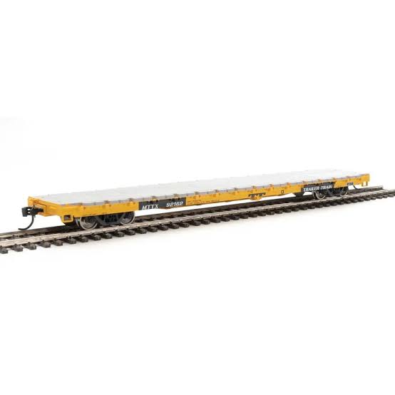 Walthers HO Scale 60' P-S Flatcar Trailer-Train/TTX/MTTX #92177(General Loading)