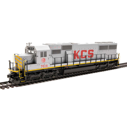 Walthers HO Scale EMD SD50 (Standard DC) Kansas City Southern/KCS (Gray) #7016